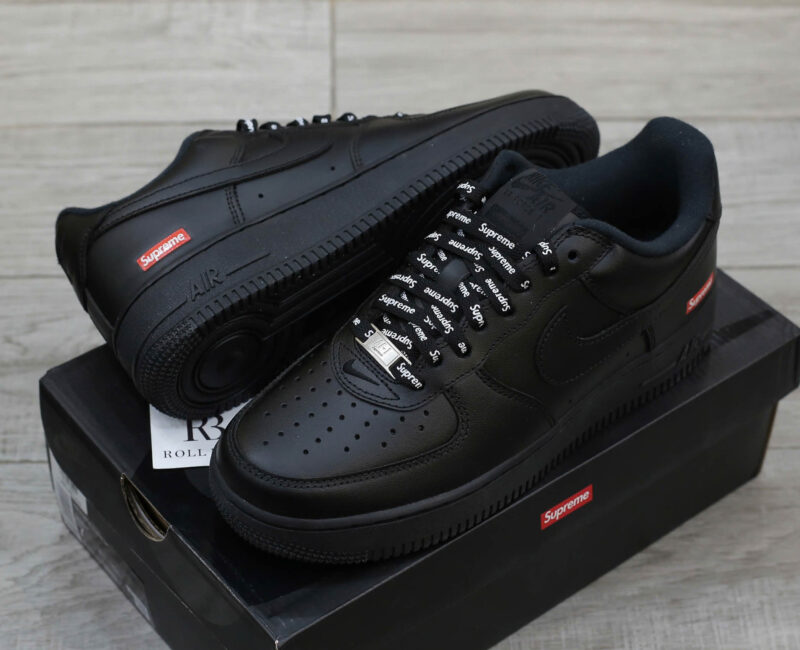 Giày Nike Air Force 1 Low Supreme Black Best Quality