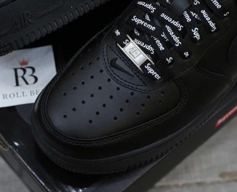 Giày Nike Air Force 1 Low Supreme Black Best Quality