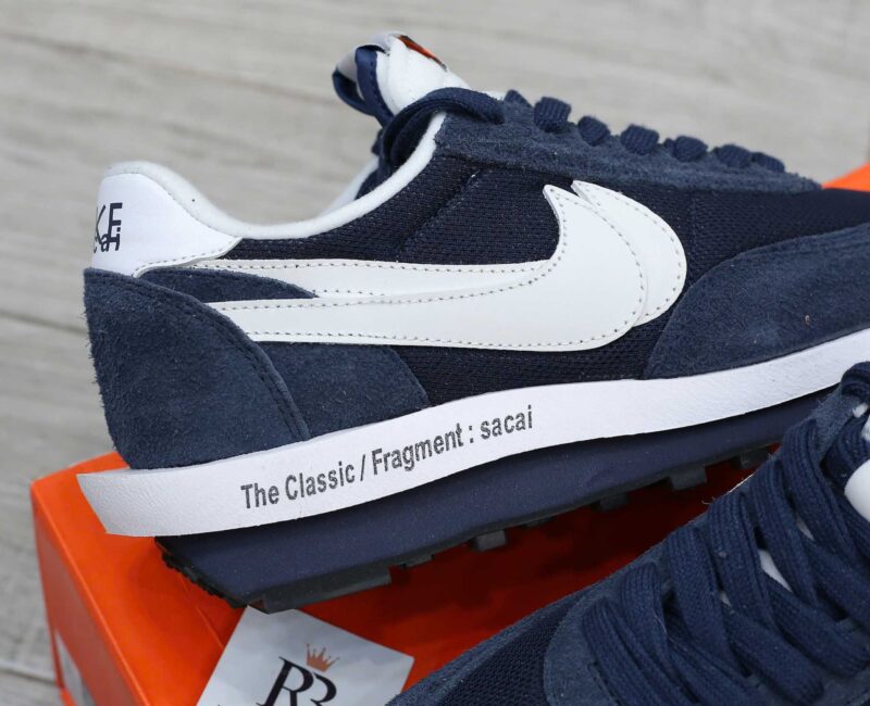 Giày Nike Fragment Design x sacai x LDV Waffle ‘Blackened Blue’ Best Quality