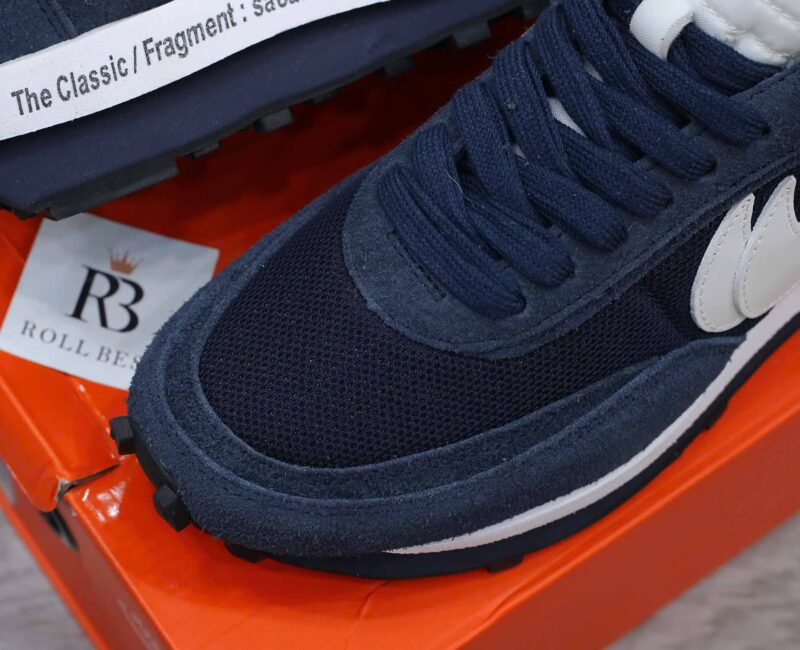 Giày Nike Fragment Design x sacai x LDV Waffle ‘Blackened Blue’ Best Quality