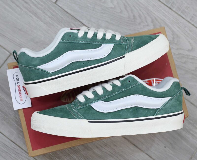 Giày Vans Knu Skool Suede Green Like Auth