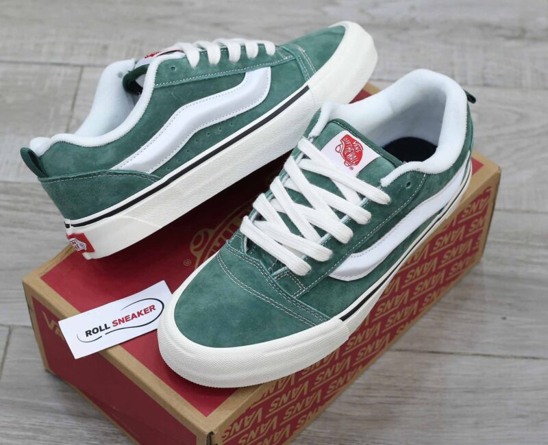 Giày Vans Knu Skool Suede Green Like Auth