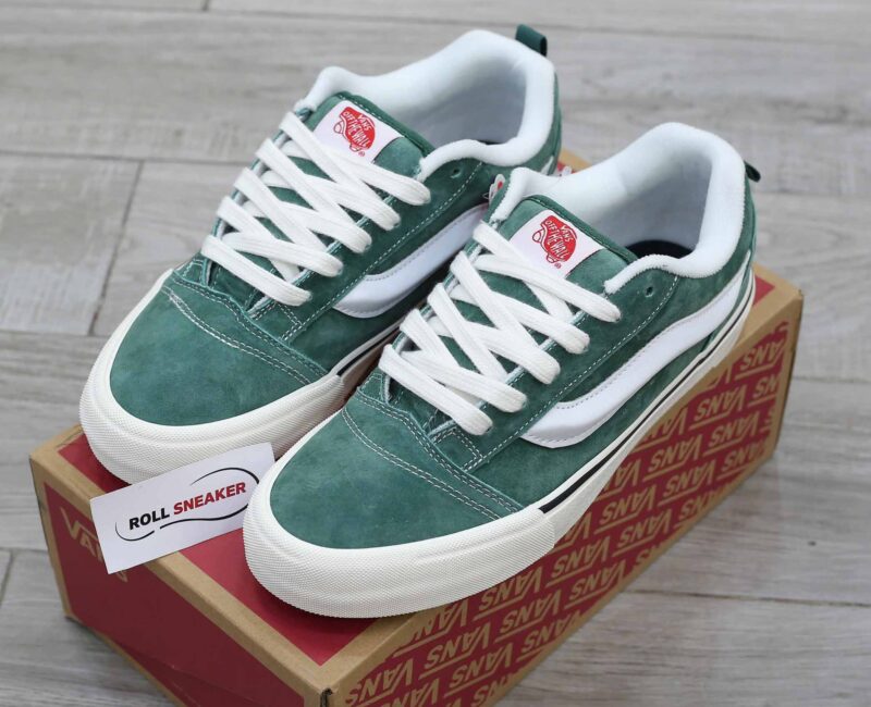 Giày Vans Knu Skool Suede Green Like Auth