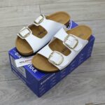 Dép Birkenstock Arizona Big Buckle White Màu Trng