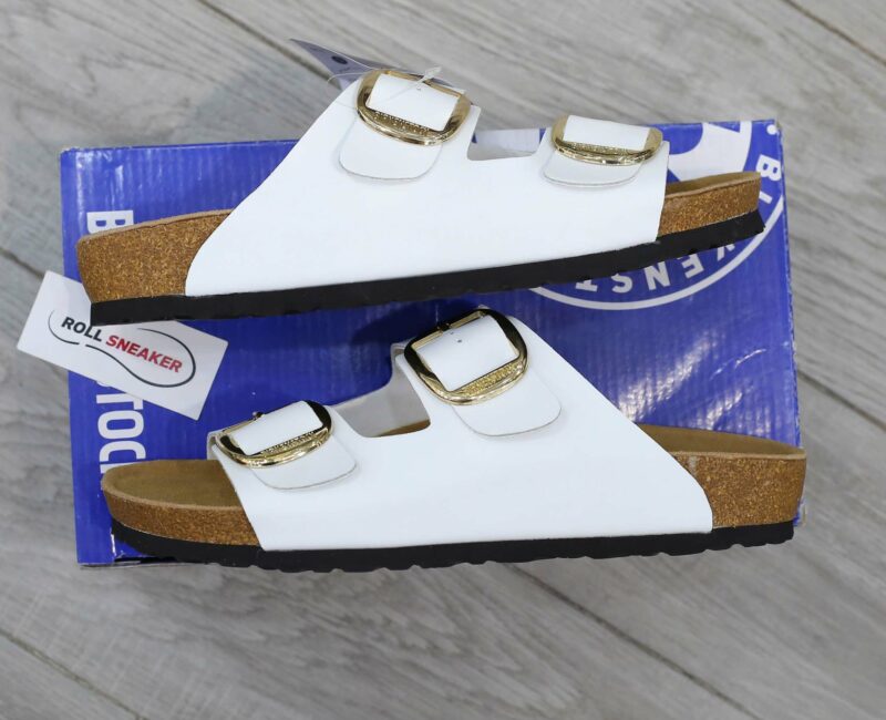 Dép Birkenstock Arizona Big Buckle White Màu Trng