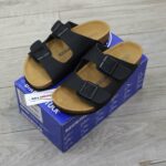 Dép Birkenstock Arizona Soft Footbed Birko-Flor Brown Màu Đen