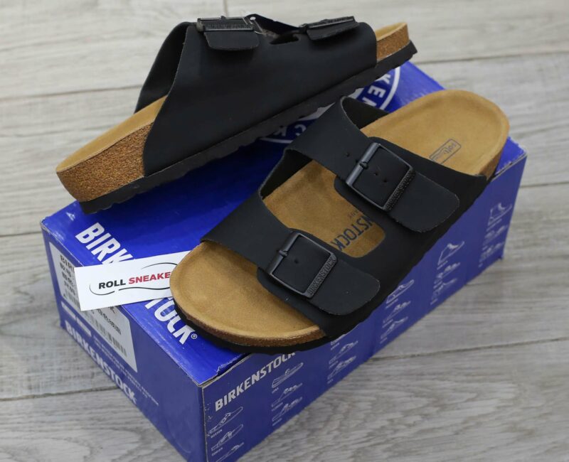 Dép Birkenstock Arizona Soft Footbed Birko-Flor Brown Màu Đen