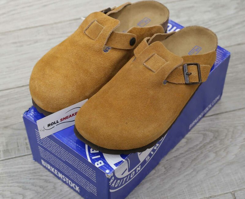 Dép Birkenstock Boston Soft Footbed Mink Màu Nâu