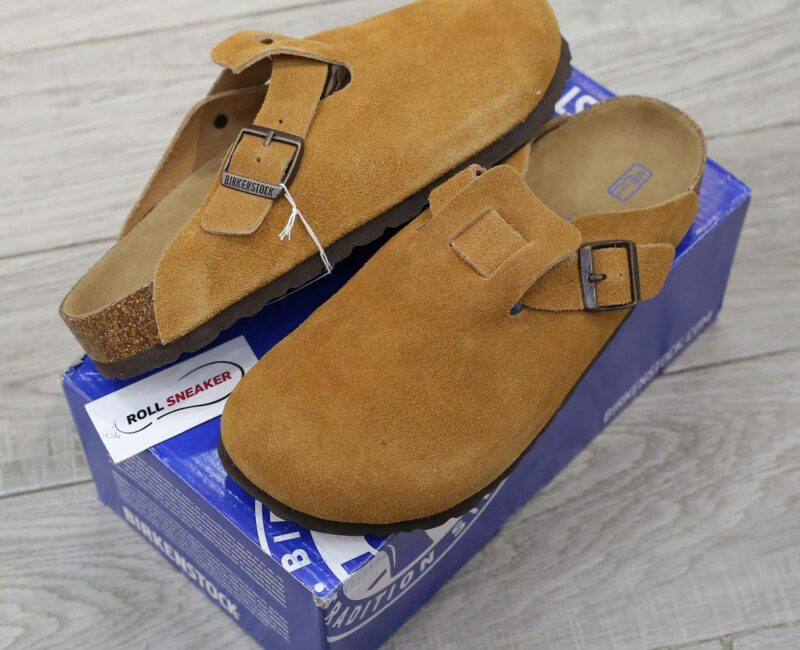 Dép Birkenstock Boston Soft Footbed Mink Màu Nâu