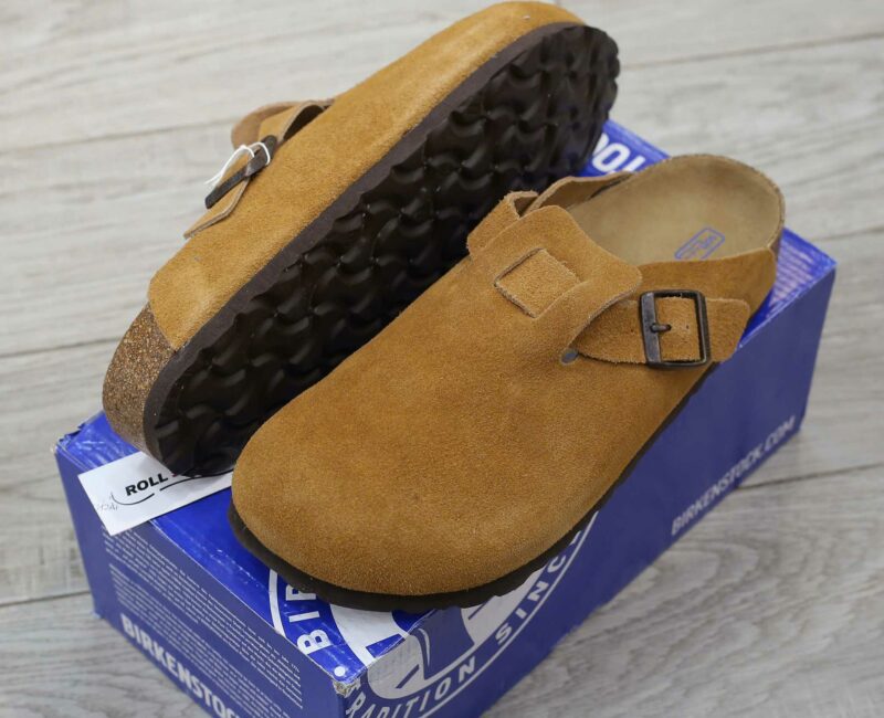 Dép Birkenstock Boston Soft Footbed Mink Màu Nâu