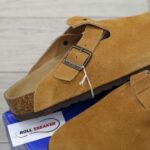 Dép Birkenstock Boston Soft Footbed Mink Màu Nâu