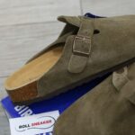 Dép Birkenstock Boston Soft Footbed Taupe Màu Xám