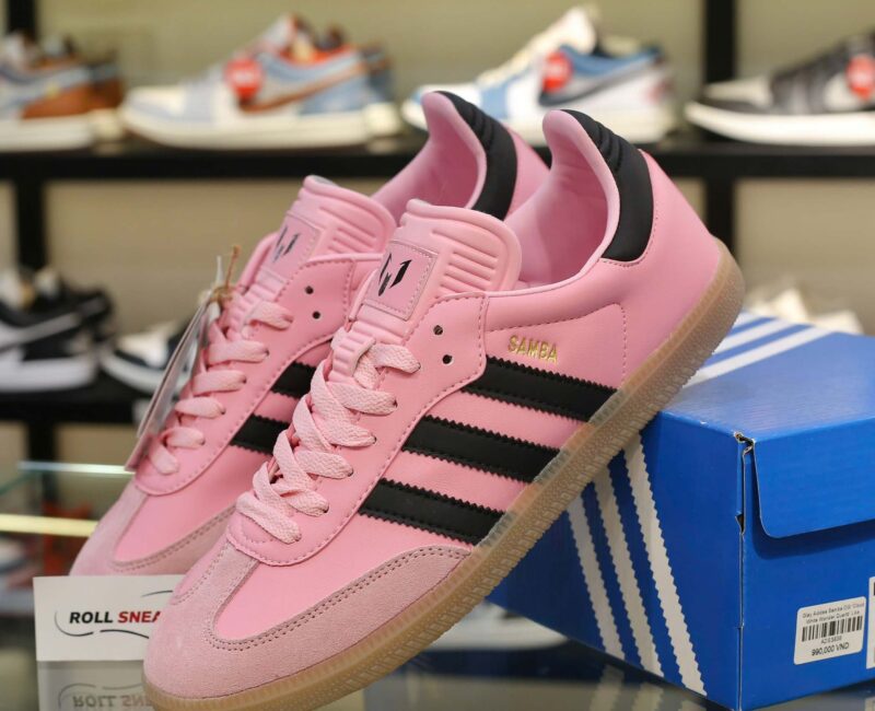 Giày Adidas Samba Inter Miami CF Messi Pink Like Auth