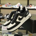 Giày Air Force 1 Supreme Black White Like Auth