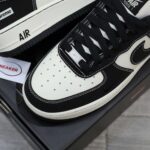 Giày Air Force 1 Supreme Black White Like Auth