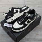 Giày Air Force 1 Supreme Black White Like Auth