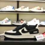 Giày Air Force 1 Supreme Black White Like Auth