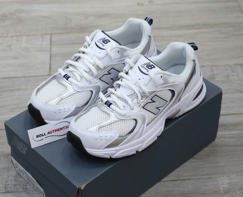 Giày New Balance 530 White Natural Indigo (GS) Real