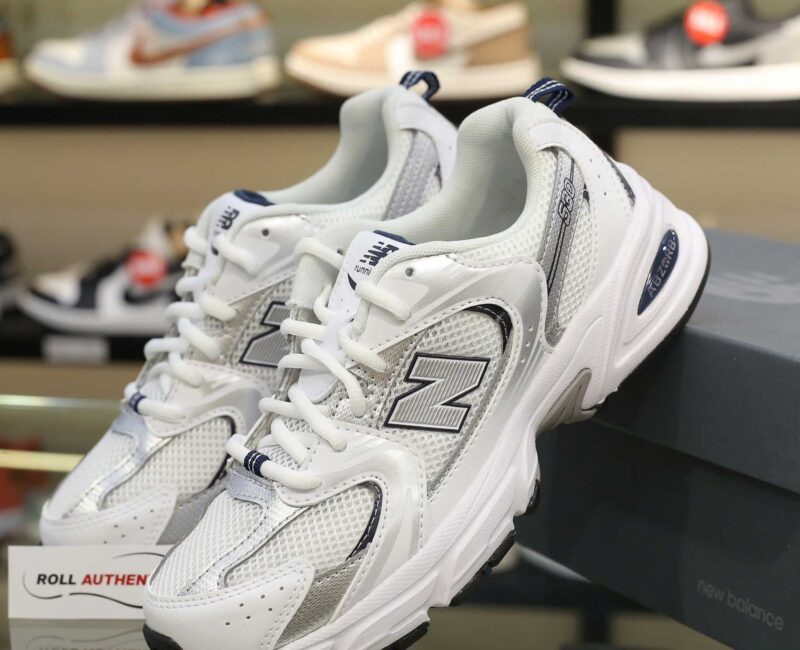 Giày New Balance 530 White Natural Indigo (GS) Real