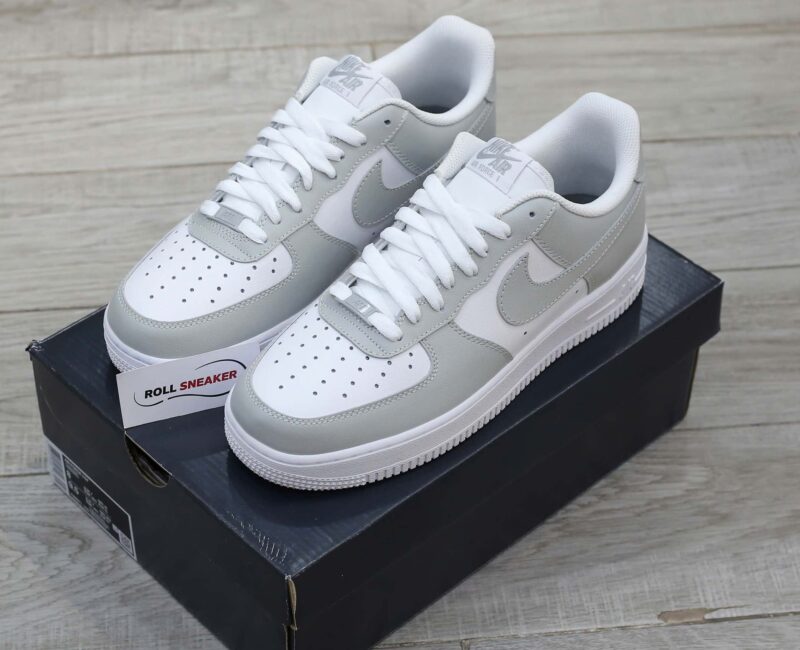 Giày Nike Air Force 1 Low White Light Grey Like Auth