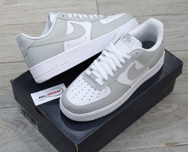 Giày Nike Air Force 1 Low White Light Grey Like Auth