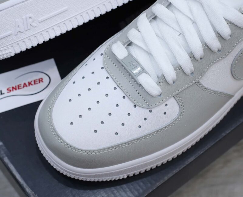 Giày Nike Air Force 1 Low White Light Grey Like Auth