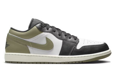 Giày Nike Air Jordan 1 Low Black Toe Medium Olive Men's Best Quality