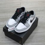 Giày Nike Air Jordan 1 Low Light Smoke Grey Real