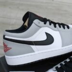 Giày Nike Air Jordan 1 Low Light Smoke Grey Real