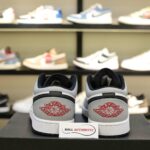 Giày Nike Air Jordan 1 Low Light Smoke Grey Real