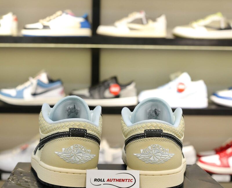 Giày Nike Air Jordan 1 Low SE Coconut Milk Black Real