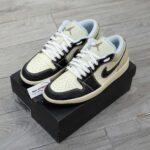 Giày Nike Air Jordan 1 Low SE Coconut Milk Black Real