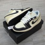 Giày Nike Air Jordan 1 Low SE Coconut Milk Black Real