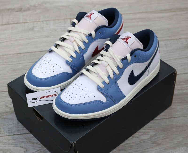 Giày Nike Air Jordan 1 Low SE Shoes ‘Armory Navy’ Real