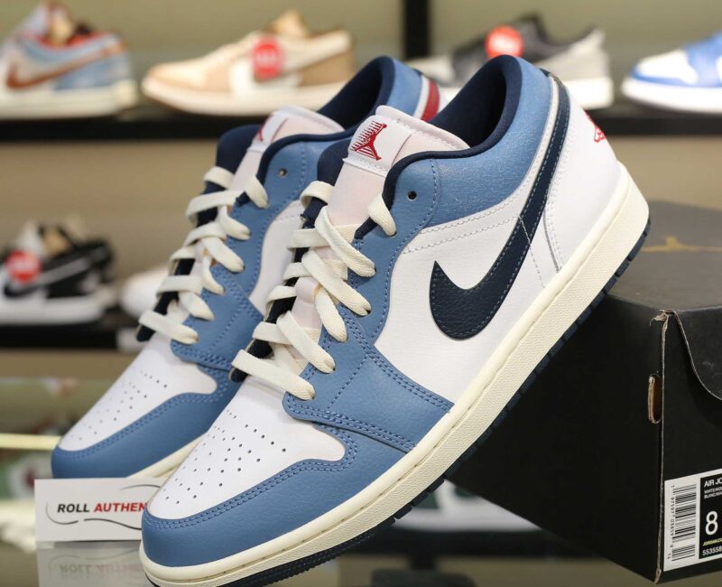 Giày Nike Air Jordan 1 Low SE Shoes ‘Armory Navy’ Real