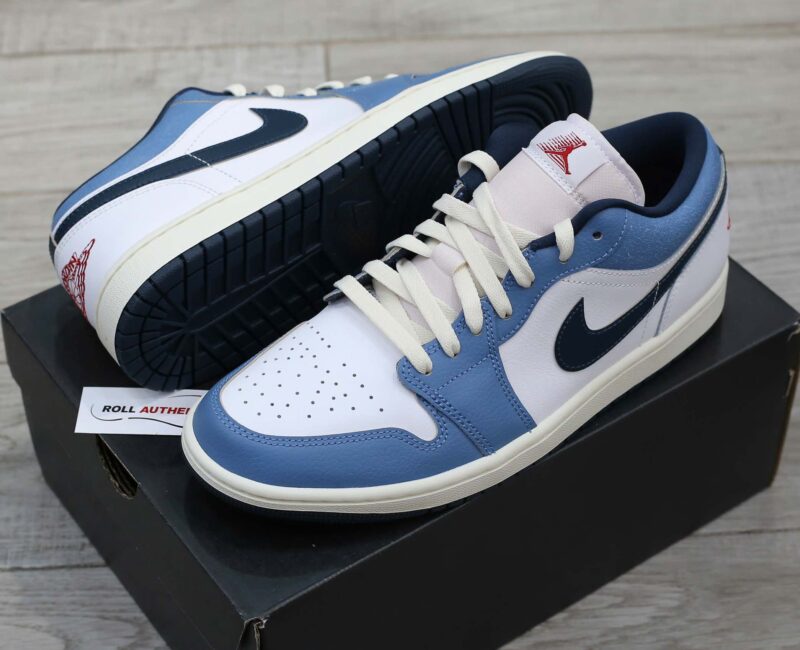 Giày Nike Air Jordan 1 Low SE Shoes ‘Armory Navy’ Real