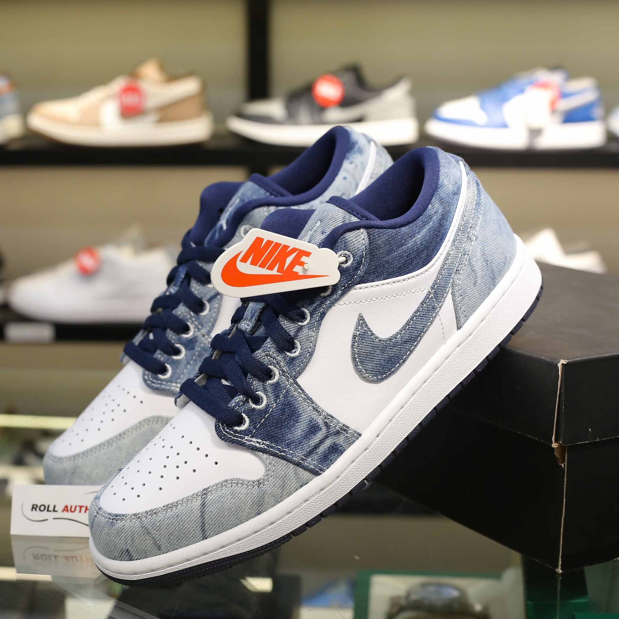 Giày Nike Air Jordan 1 Low SE ‘Washed Denim’ Real