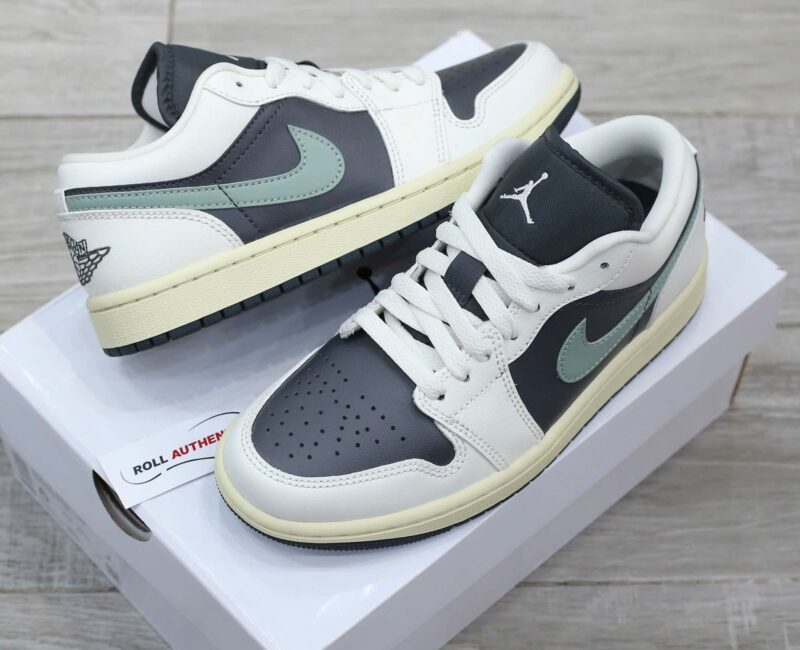 Giày Nike Air Jordan 1 Low ‘Jade Smoke’ (W) Real