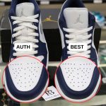 Giày Nike Air Jordan 1 Low ‘Midnight Navy Wolf Grey’ Best Quality