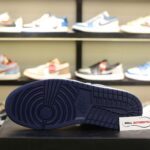 Giày Nike Air Jordan 1 Low ‘Midnight Navy Wolf Grey’ Real