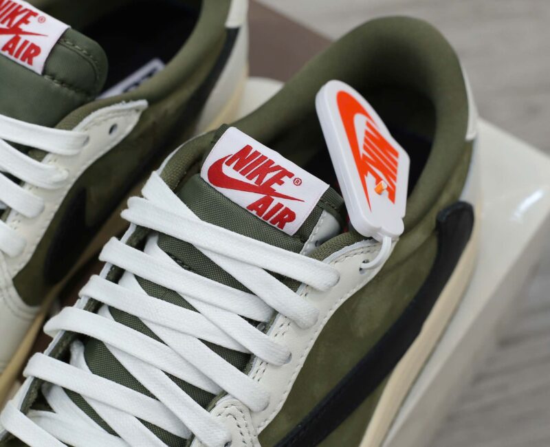 Giày Nike Jordan 1 Low OG Medium Olive Real