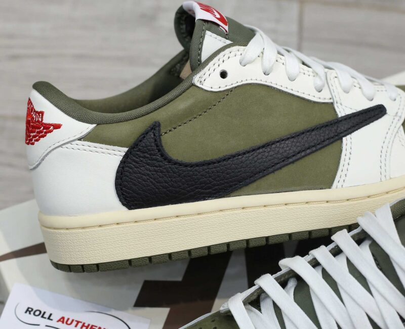 Giày Nike Jordan 1 Low OG Medium Olive Real