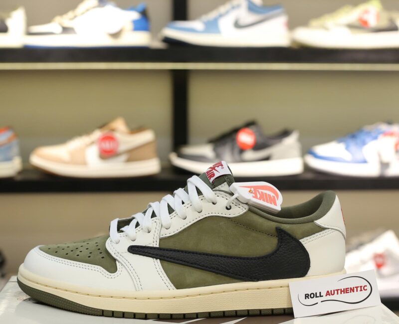 Giày Nike Jordan 1 Low OG Medium Olive Real