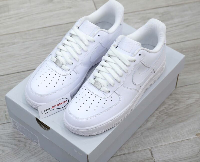 Nike Air Force 1 Trắng Full White Real