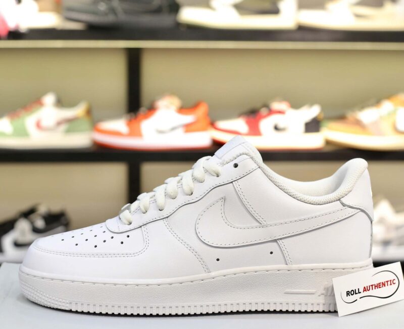 Nike Air Force 1 Trắng Full White Real