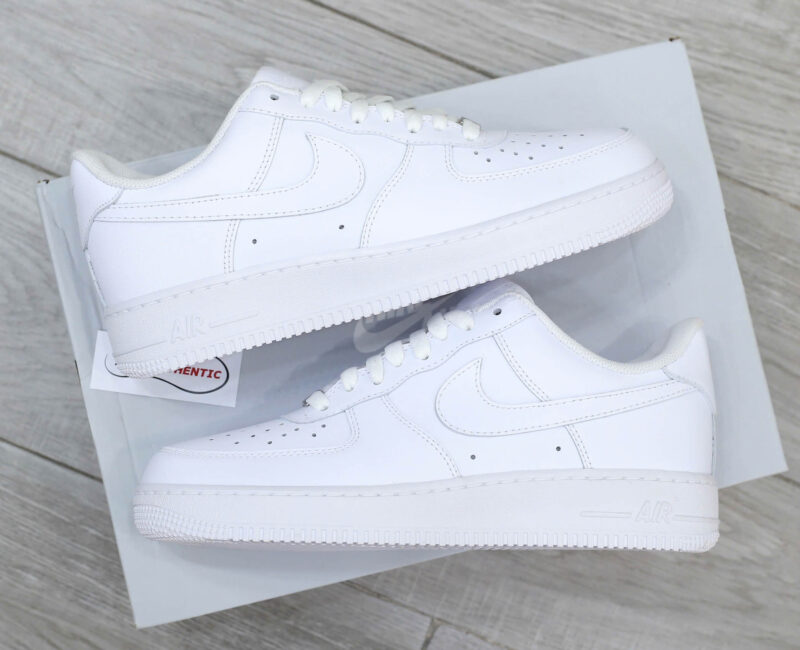 Nike Air Force 1 Trắng Full White Real