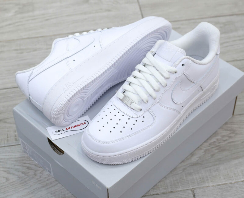 Nike Air Force 1 Trắng Full White Real