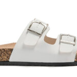 Dép Birkenstock Arizona Big Buckle White Màu Trắng