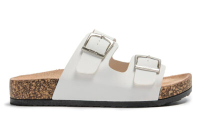 Dép Birkenstock Arizona Big Buckle White Màu Trắng