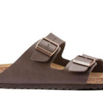 Dép Birkenstock Arizona Soft Footbed Birko-Flor Brown Màu Nâu